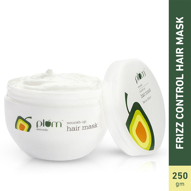 Plum Avocado Hair Mask For Dry and Frizzy Hair