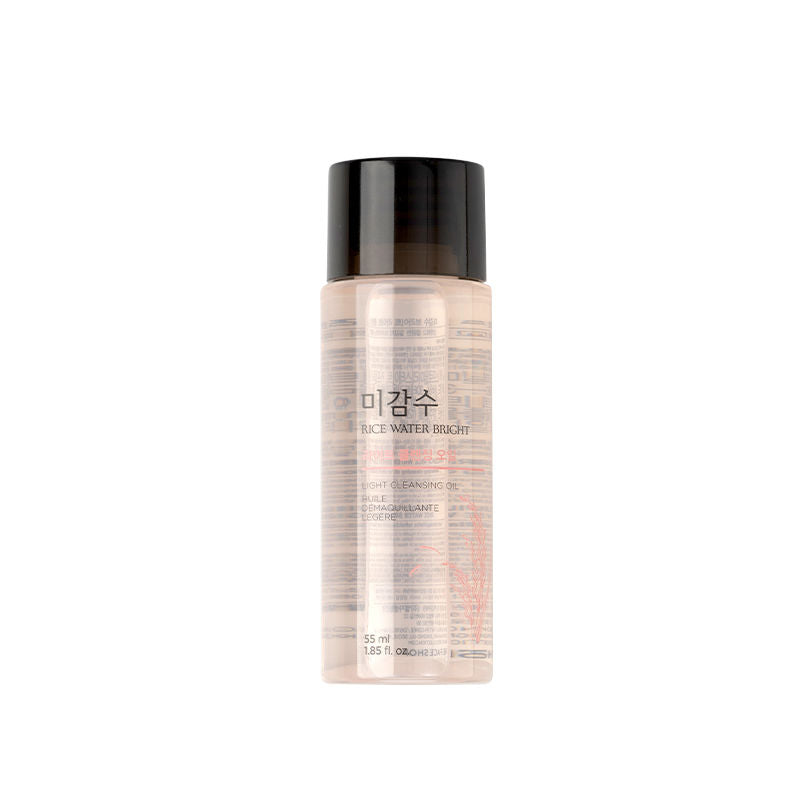 The Face Shop Rice Water Bright Light Cleansing Oil, Makeup Remover On Heavy Makeup & Impurities