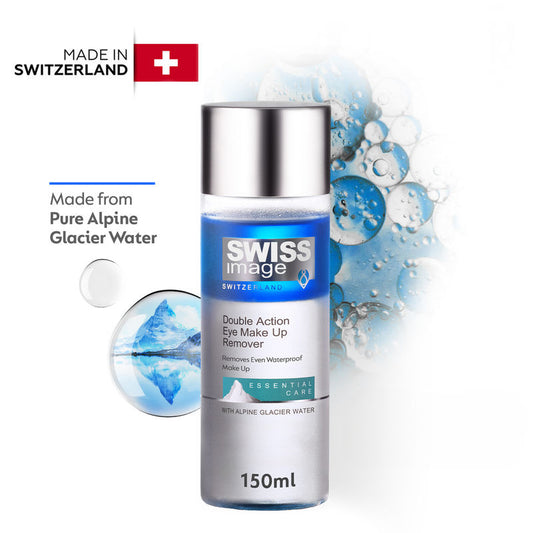 Swiss Image Double Action Eye Makeup Remover, Waterproof & Stubborn Make Up Remover, All Skin Type