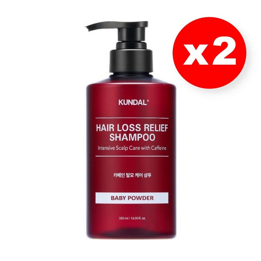 [Bundle of 2] Kundal Caffeine Scalp ShampooBaby Powder 500ml (2x121109971)