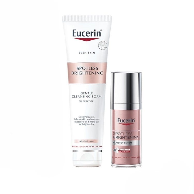 [Bundle of 2] Eucerin Spotless Brightening Cleanser Foam 150G + Eucerin Spotless Brightening Booster Serum 30ml (121086234 + 121103229)