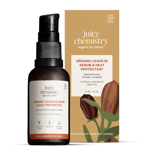 Juicy Chemistry Frizz Perfect Hair Serum Leave-In Hair Serum For Dry, Frizzy, & Wavy Hair