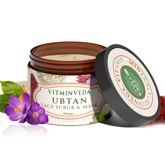 VITMINVEDA Ubtan Face Pack Scrub & Mask
