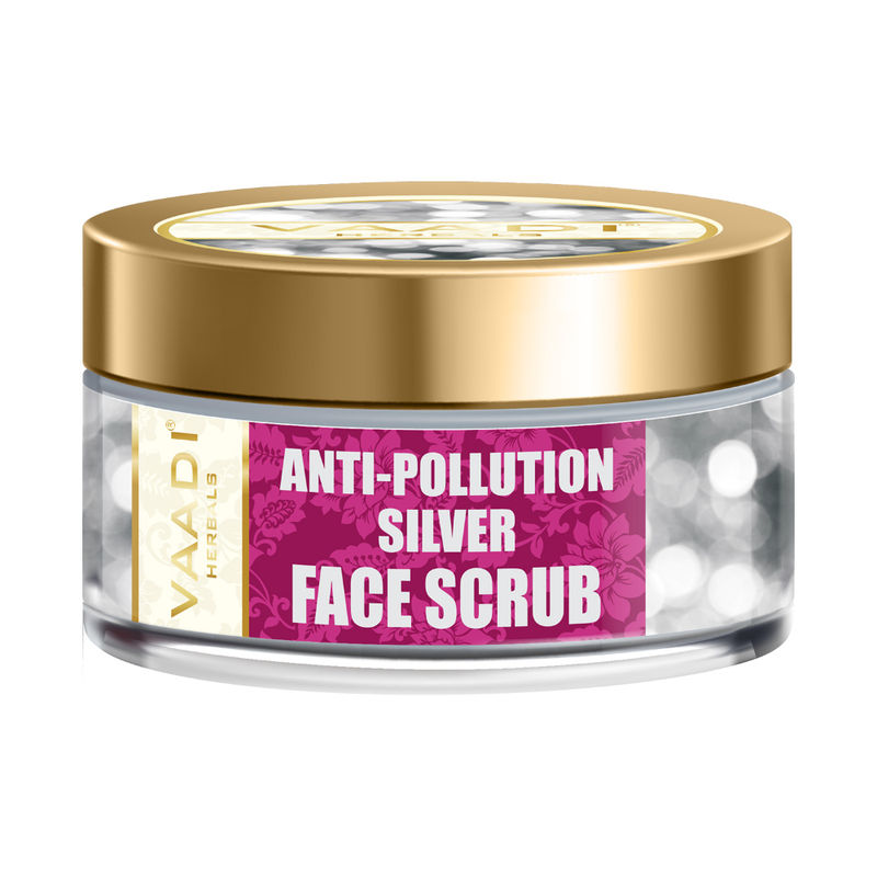 Vaadi Herbals Silver Face Scrub - Pure Silver Dust & Fenugreek