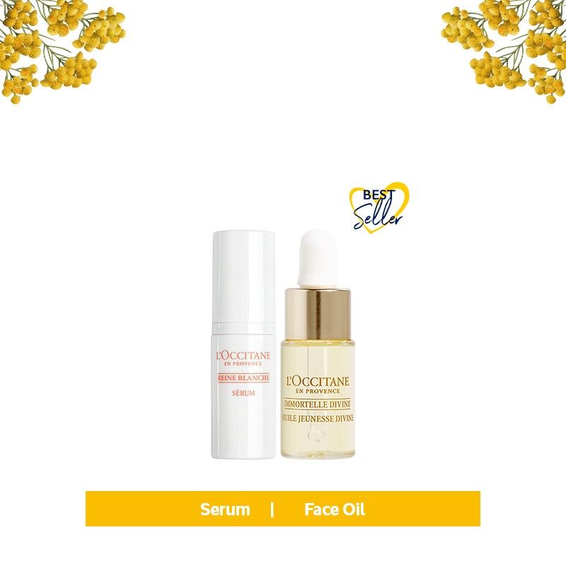 L'Occitane Luminous Radiance Duo (Brightening Serum & Face Oil)