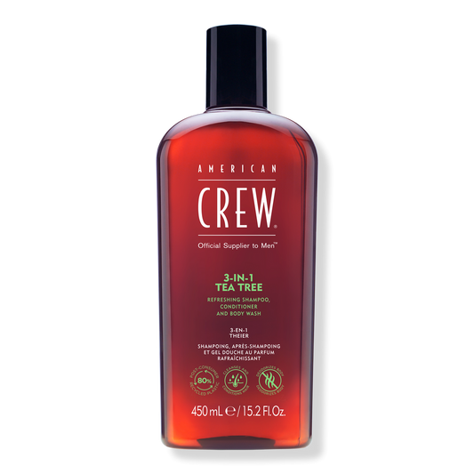 American Crew 3-in-1 Tea Tree Shampoo, Conditioner and Body Wash