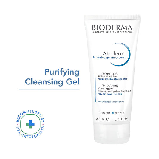 BIODERMA ULTRA-SOOTHING FOAMING GEL ATODERM INTENSIVE GEL MOUSSANT WITH NIACINAMIDE(200ML)