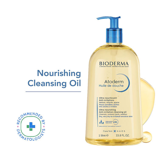 BIODERMA SHOWER OIL - ATODERM HUILE DE DOUCHE WITH NIACINAMIDE(1000ML)
