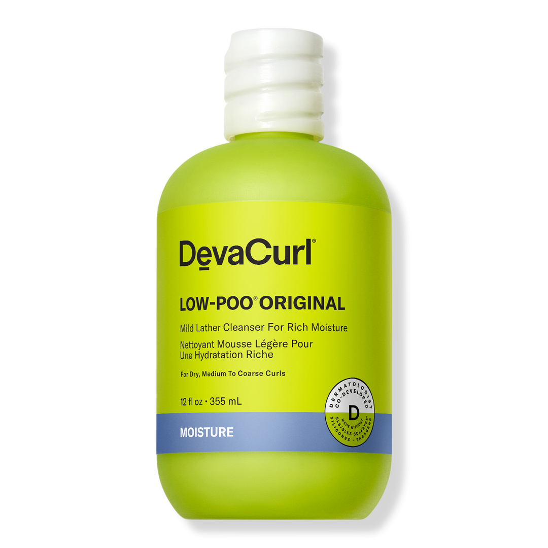 DevaCurl LOW-POO ORIGINAL Mild Lather Cleanser for Rich Moisture