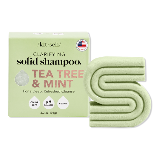 Kitsch Tea Tree & Mint Clarifying Hair Shampoo Bar