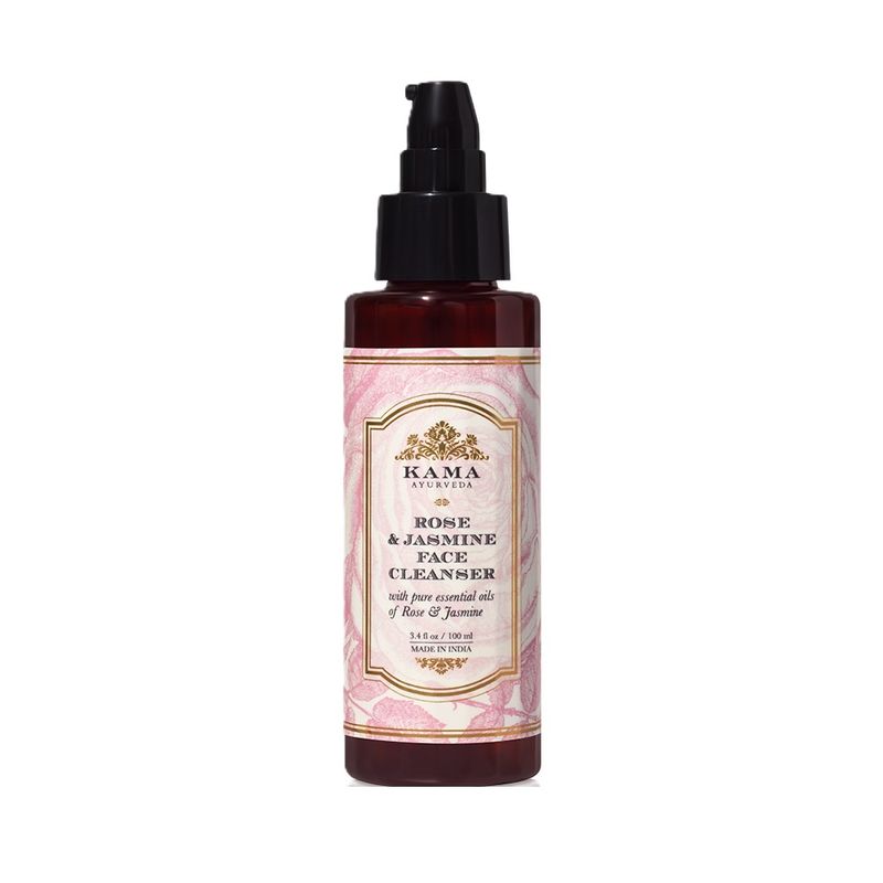 Kama Ayurveda Rose Jasmine Face Cleanser For Clear Skin- Gentle & Hydrating Face Wash