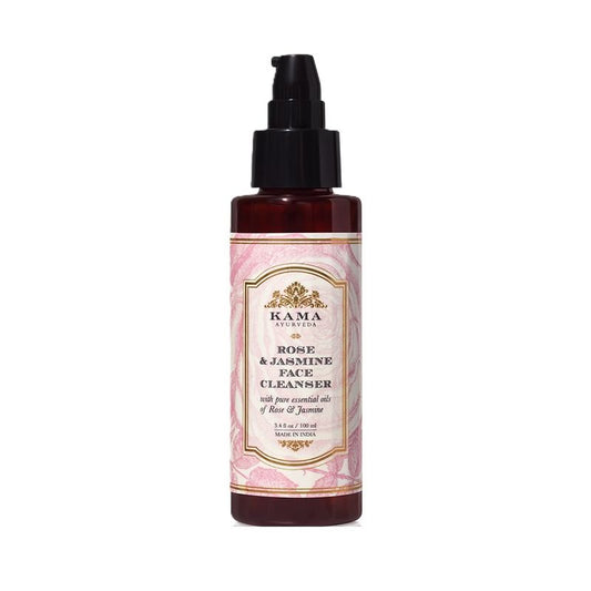 Kama Ayurveda Rose Jasmine Face Cleanser For Clear Skin- Gentle & Hydrating Face Wash