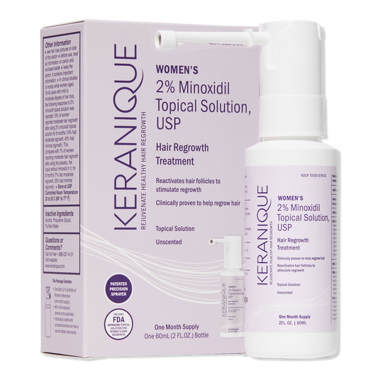 Keranique Hair Regrowth Sprayer for Women - 30 Day Supply