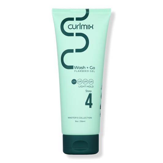 CurlMix Wash and Go Flaxseed Gel for Curly Hair