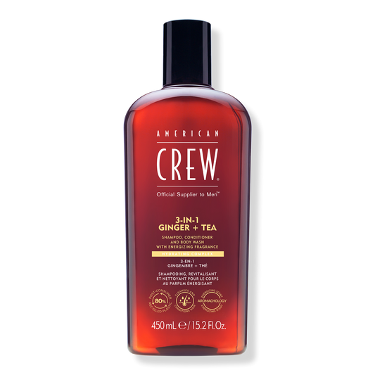 3-in-1 Ginger + Tea Shampoo, Conditioner and Body Wash