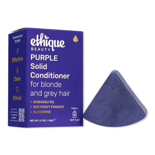 Ethique Beauty Purple Solid Conditioner Bar
