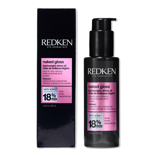 Redken Naked Gloss Lightweight Hair Oil for Shine and Frizz Control
