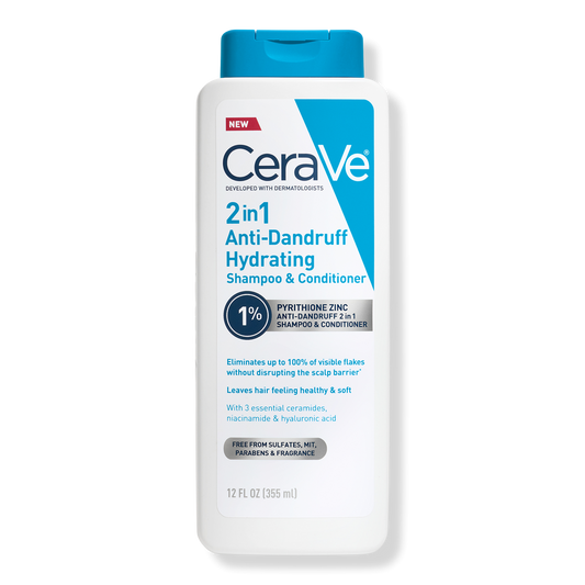 CeraVe 2-in-1 Anti-Dandruff Hydrating Shampoo and Conditioner