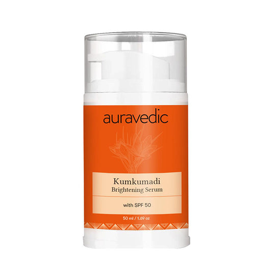 Auravedic Kumkumadi Face Serum With Spf 50 Kumkumadi Oil Brightening Serum With Sunscreen