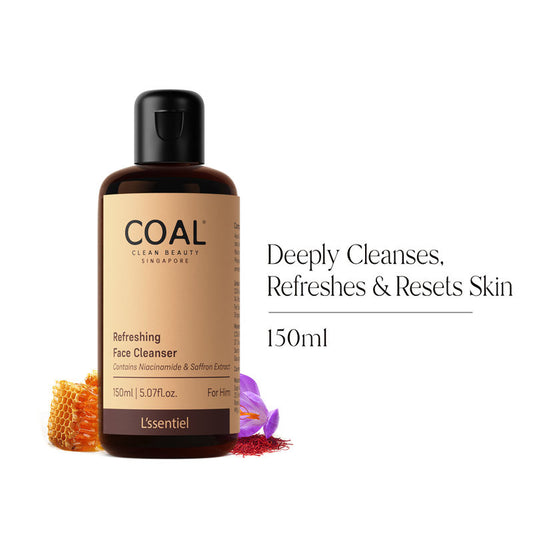 COAL Clean Beauty Refreshing Face Cleanser With Niacinamide And Saffron Cleanses And Refreshes