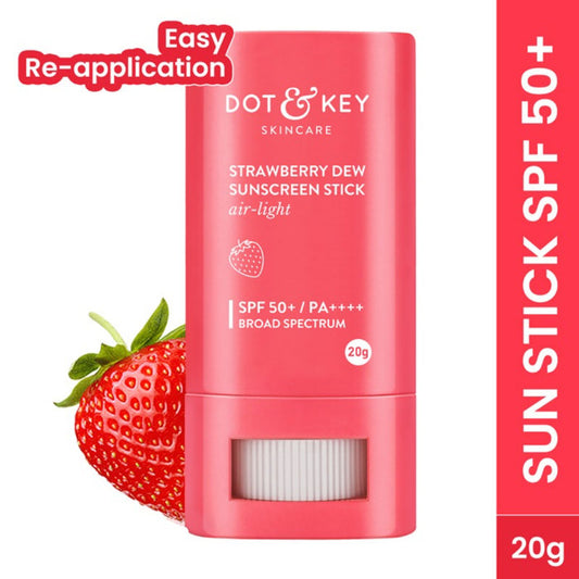 Dot & Key Strawberry On-The-Go SPF 50 Sunscreen Stick PA+++ For UVA/B Blocks