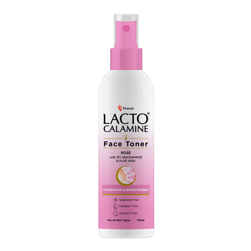 Lacto Calamine Rose Water Toner For Glowing Skin