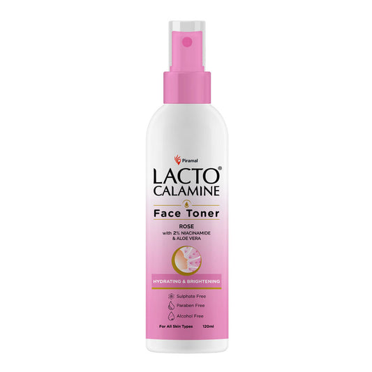 Lacto Calamine Rose Water Toner For Glowing Skin