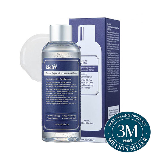 Klairs Supple Preparation Unscented Toner