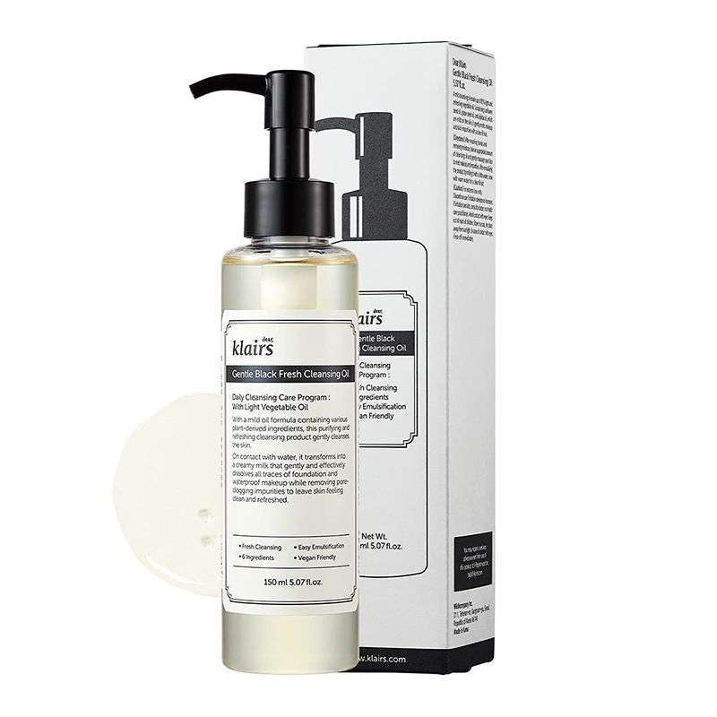 Klairs Gentle Black Fresh Cleansing Oil