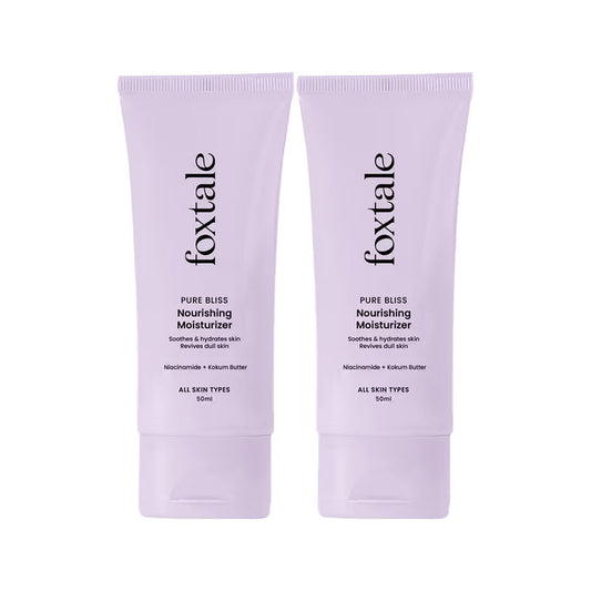 Foxtale Nourishing Face Moisturizer With Niacinamide - Pack Of 2