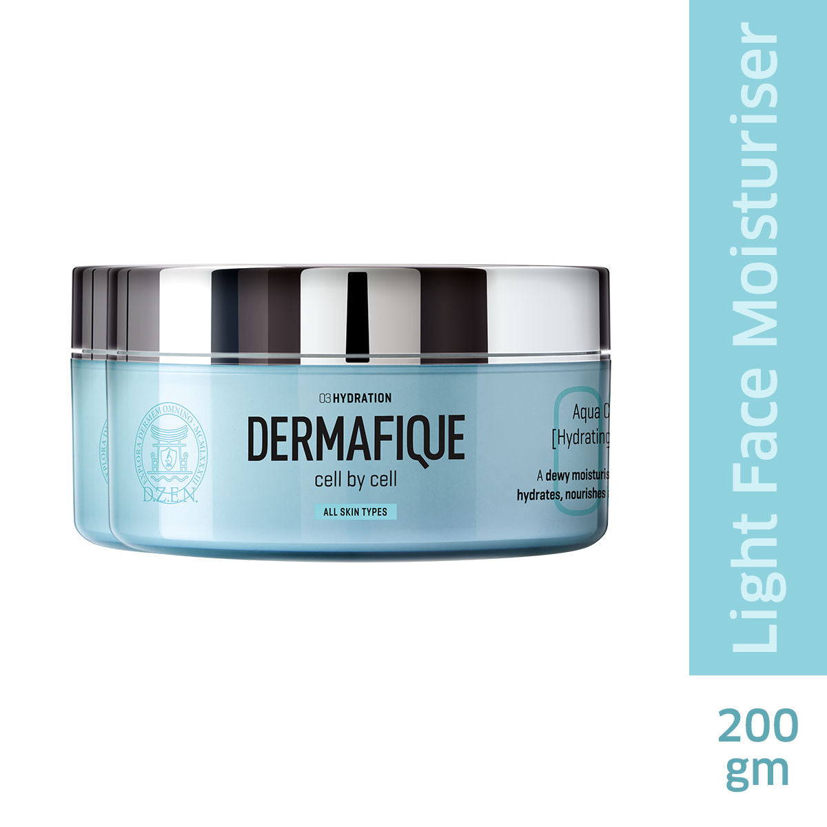 Dermafique Aqua Cloud Hydrating Creme, Light Moisturizer With Shea Butter