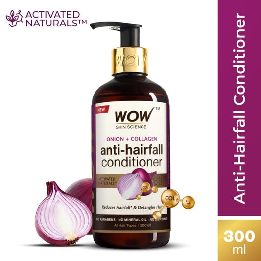 WOW Skin Science Onion & Collagen Anti- Hairfall Conditioner - Reduces Hair Breakage & Detangles Hair