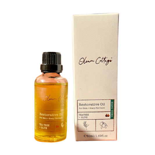 Oleum Cottage Restorative Oil For Skin + Scalp Psoriasis, Dandruff, Eczema