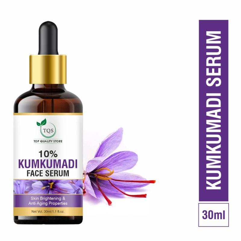 Tqs Kumkumadi Gold Glow Face Serum For Glowing Skin With Saffron & Brightening Radiant