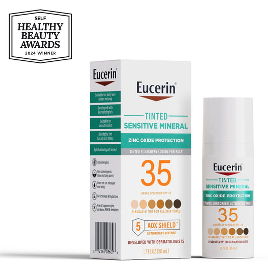 Tinted Sensitive Mineral SPF 35 Face Sunscreen