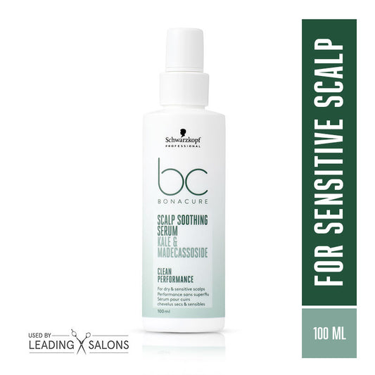Schwarzkopf Professional Bonacure Scalp Soothing Serum|Dry, Sensitive Scalp|Kale, Madecassoside