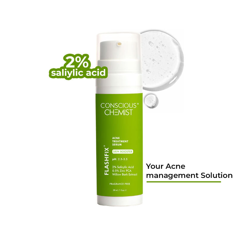Conscious Chemist 2% Salicylic Acid Acne Treatment Serum For Acne, Blackheads & Open Pores