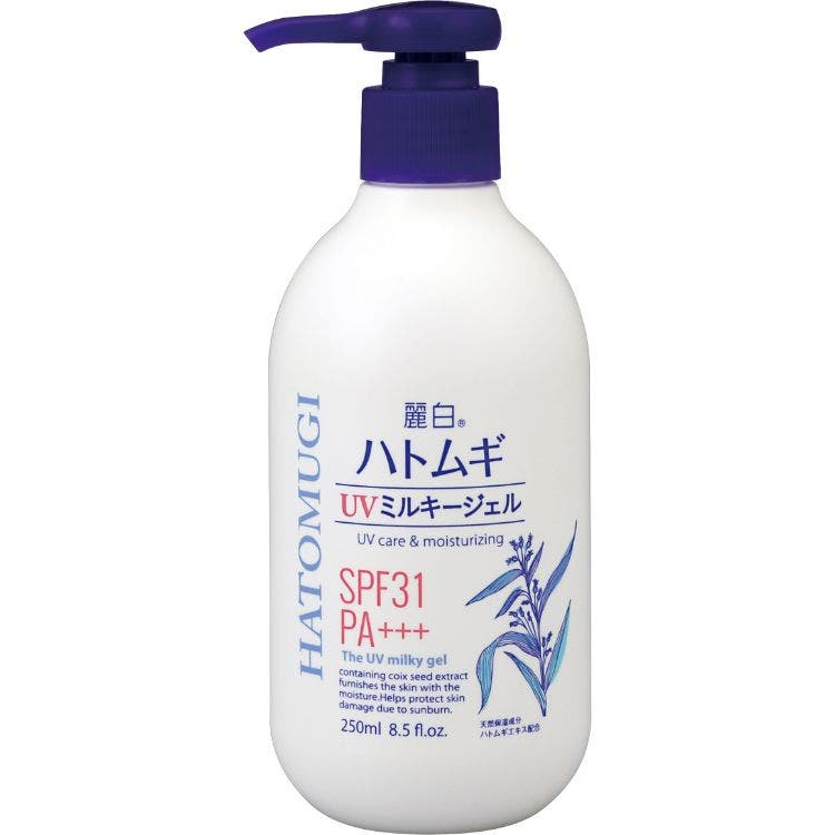 Reihaku Hatomugi The Mikly Gel Uv Care & Moisturizing Spf31 Pa+++ 250Ml