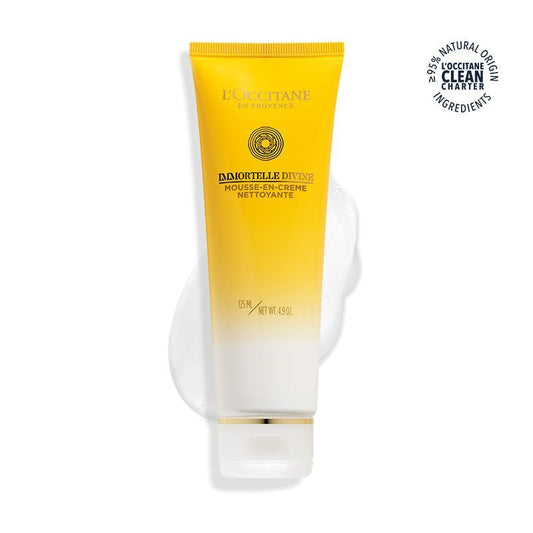 L'Occitane Immortelle Divine Foaming Cleansing Cream With AHA