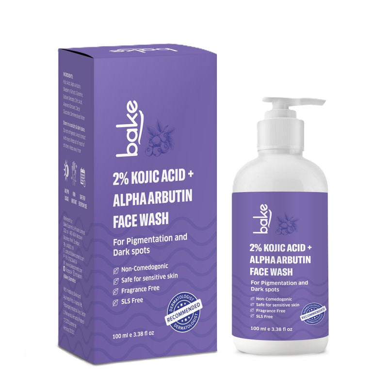 BAKE 2% Kojic Acid Face Wash with Alpha Arbutin