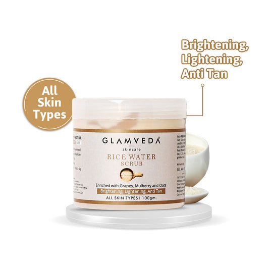 Glamveda Rice Water Brightening Scrub