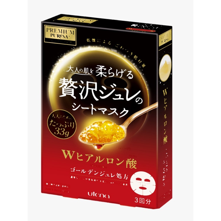 Utena Premium Puresa Golden Jelly Mask Hyaluronic Acid 3S