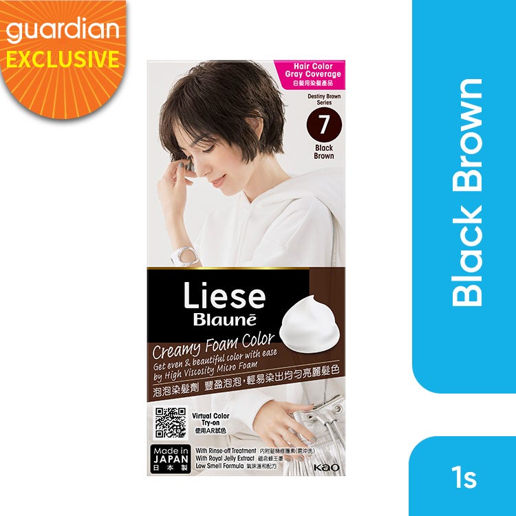 Liese Blaune Creamy Foam Color Black Brown