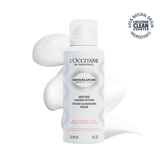 L'Occitane Reine Blanche Intense Illuminating Foam