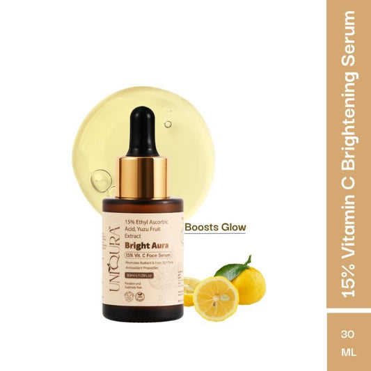 Uniqura Bright Aura 15% Vitamin C Face Serum