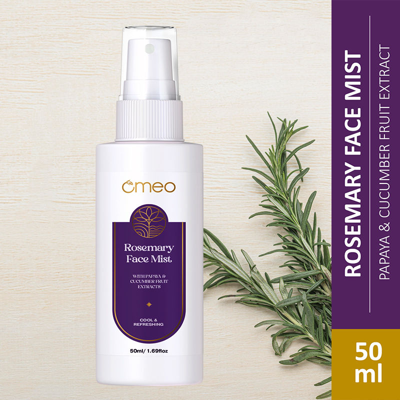 Omeo Rosemary Face Mist With Papaya & Cucumber Extract - Cool & Refershing