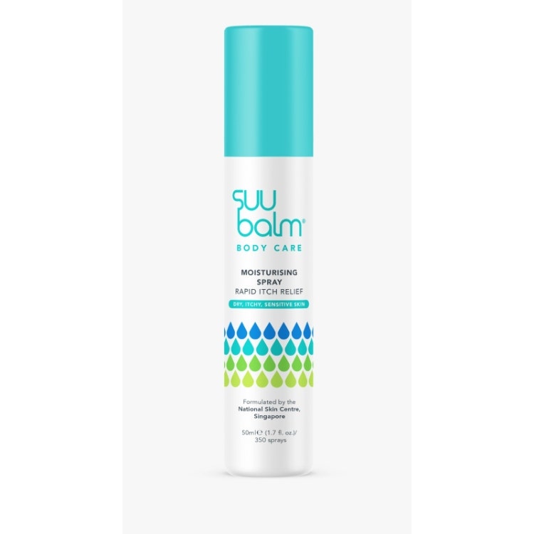 Suu Balm Body Care Moisturising Spray Rapid Itch Relief 50Ml