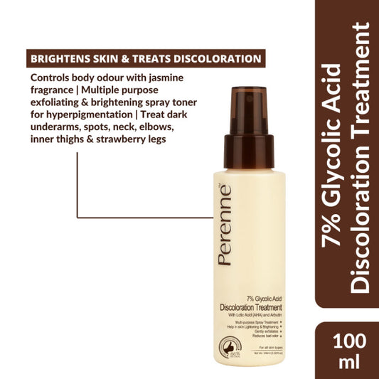 Perenne 7% Glycolic Acid Discoloration Treatment Spray