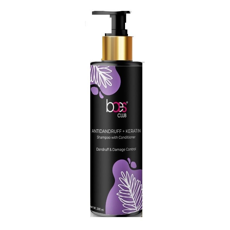 Baes Club Antidandruff + Keratin Shampoo With Conditioner Helps With Itching & Redness Unisex