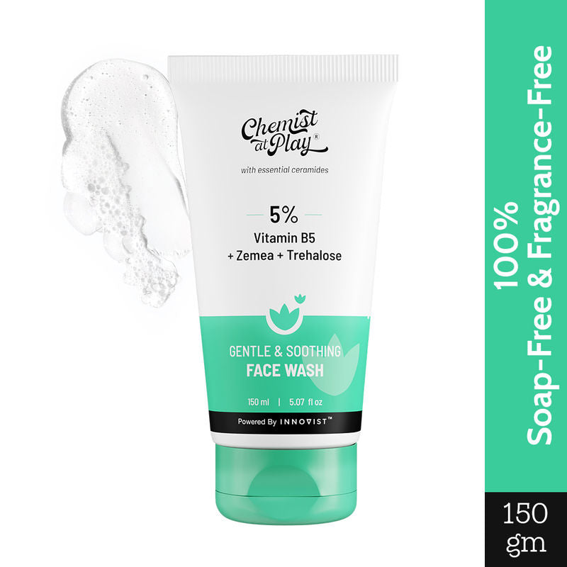 Gentle & Soothing Facewash, 100% soap & fragrance-free, Soothes & hydrates